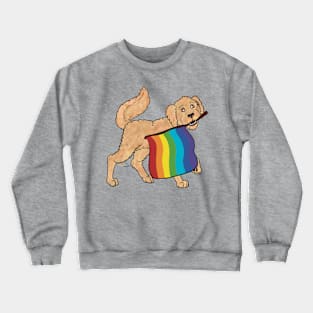 Pride Doggos: Gay Goldendoodle Crewneck Sweatshirt